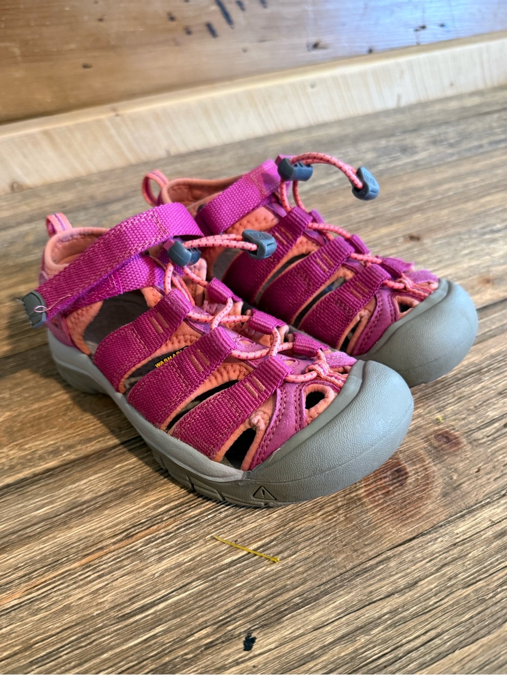 Keen Girls Pink Closed-Toe Outdoor Sandals
